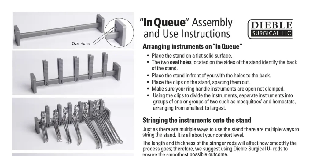In Queue Assembly and Use Instructions top